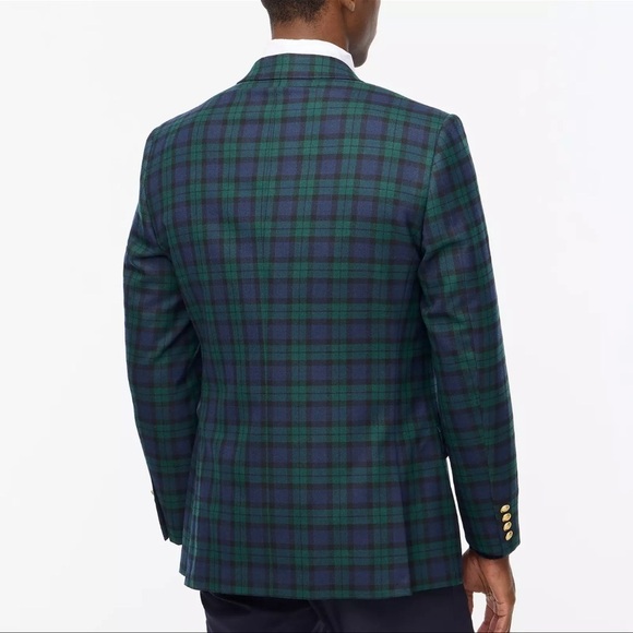J.crew Mens Thompson University Blazer Jacket Wool Blend Slim Fit size 34R - Picture 3 of 15